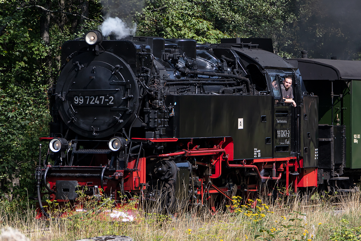 Harzer Schmalspurbahnen, 997247-2, 31.08.2019, Drei Annen Hohne



