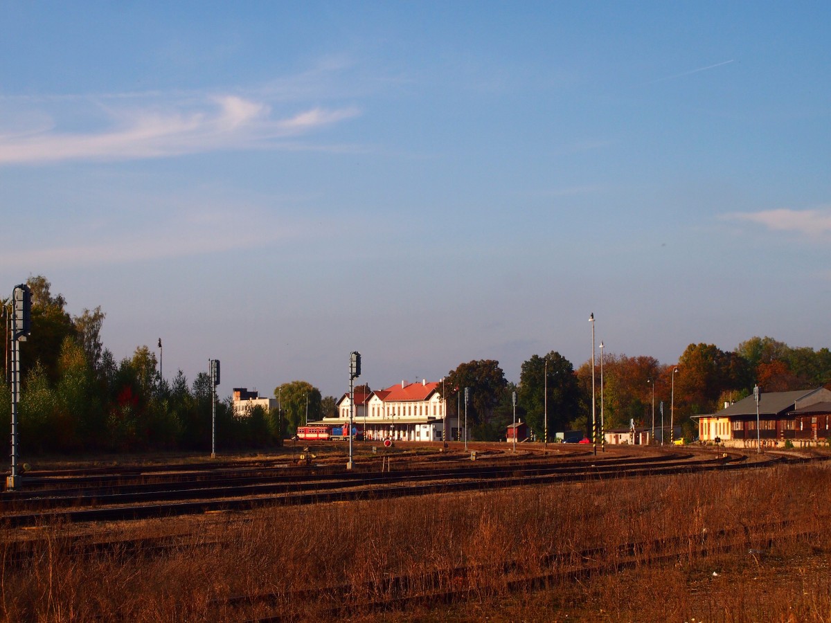 Hauptbahnhof Kladno am 18. 10. 2011.