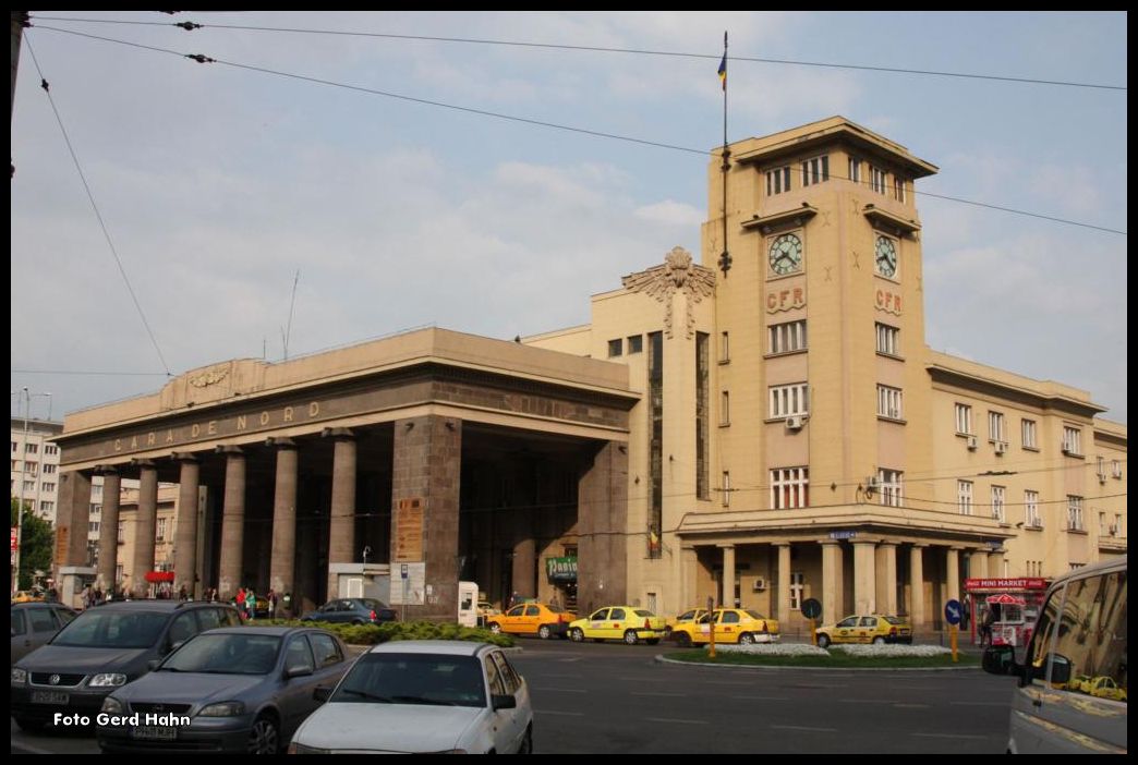 Haupteingang zum Gara De Nord in Bukarest am 17.05.2015