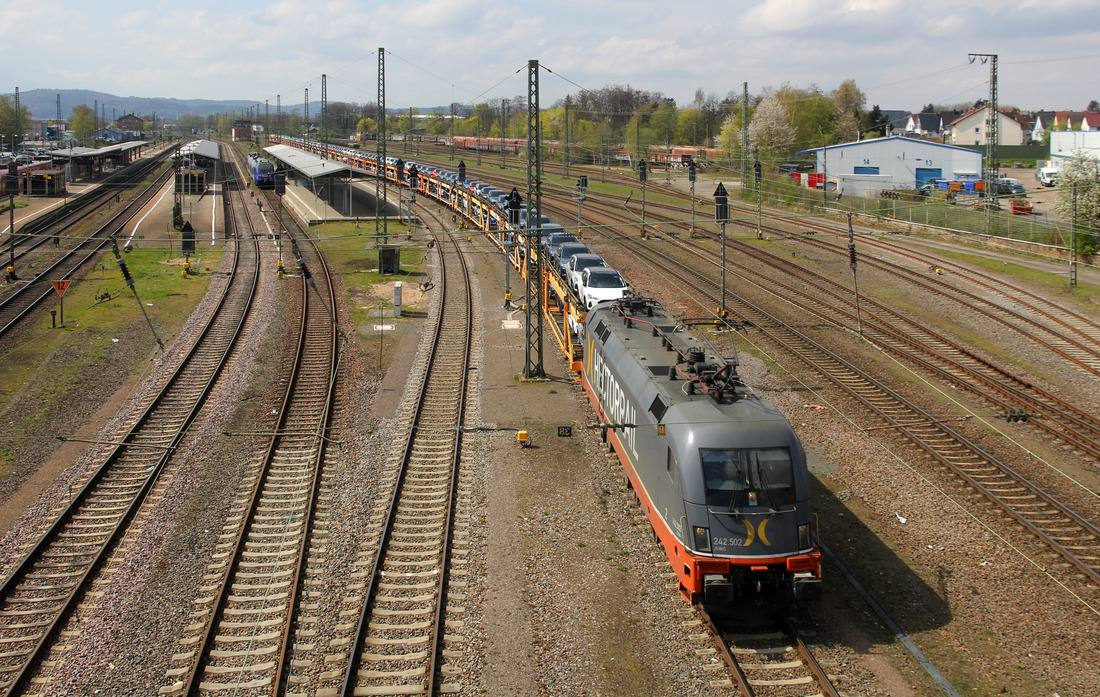 Hector Rail 242.502  ZURG  // Homburg (Saar) Hbf // 20. April 2023