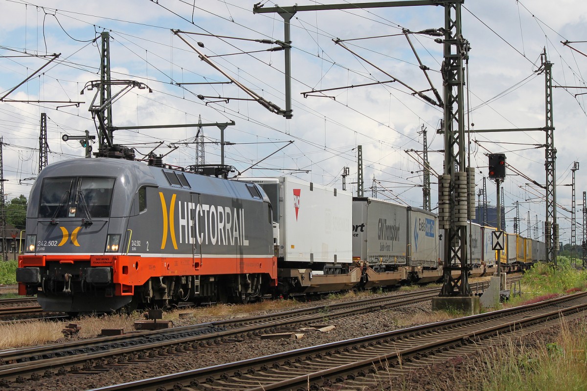 Hectorrail 242.502 am 22.6.13 in Oberhausen-West.