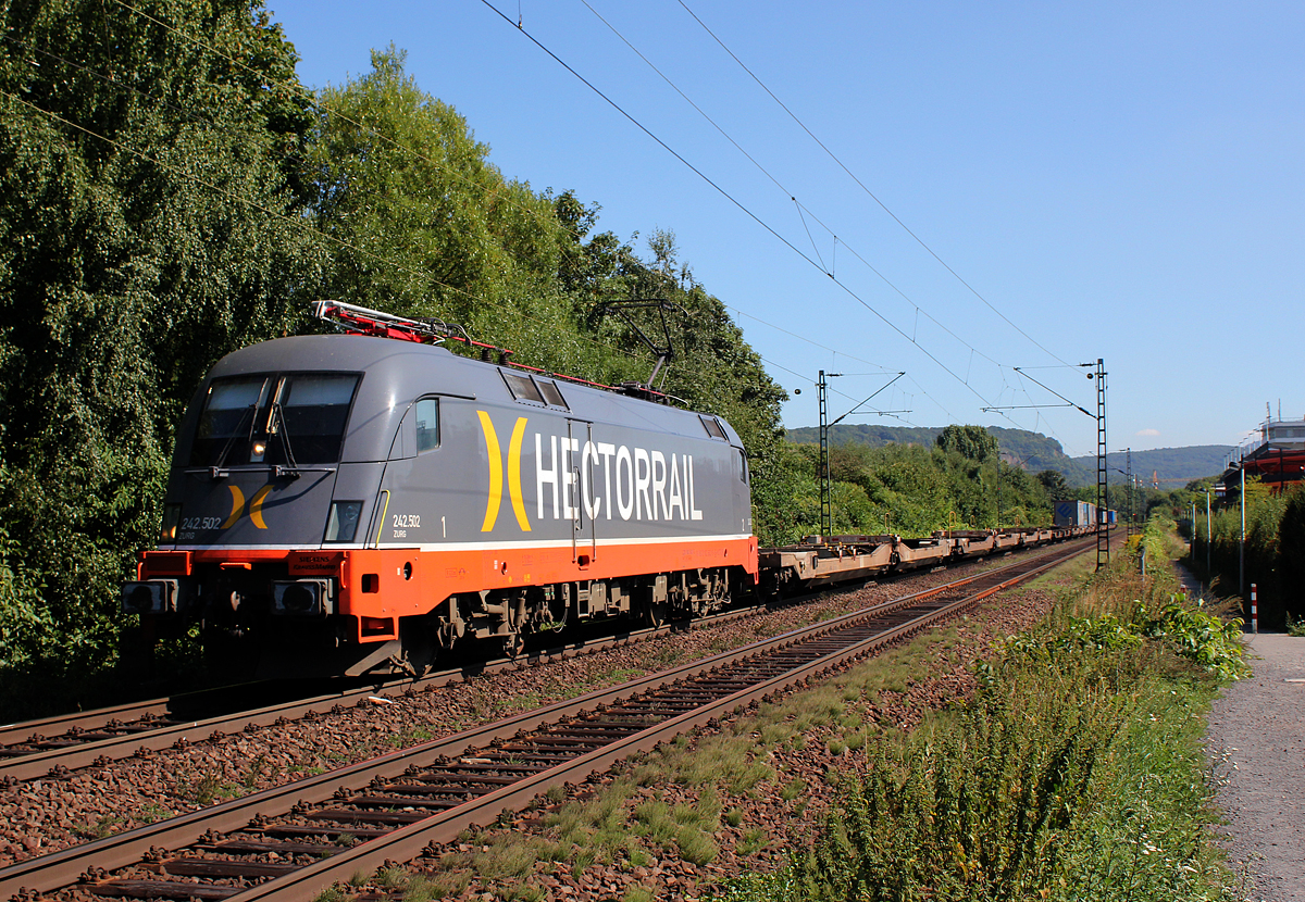 Hectorrail´s 242.502  Zurg  in Bonn Limperich am 04.09.2013