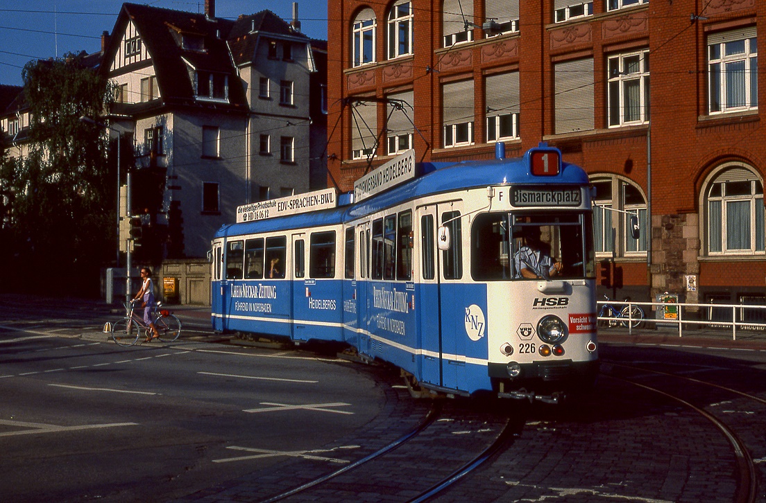 Heidelberg 226,  Bergheimer Straße, 25.08.1991.