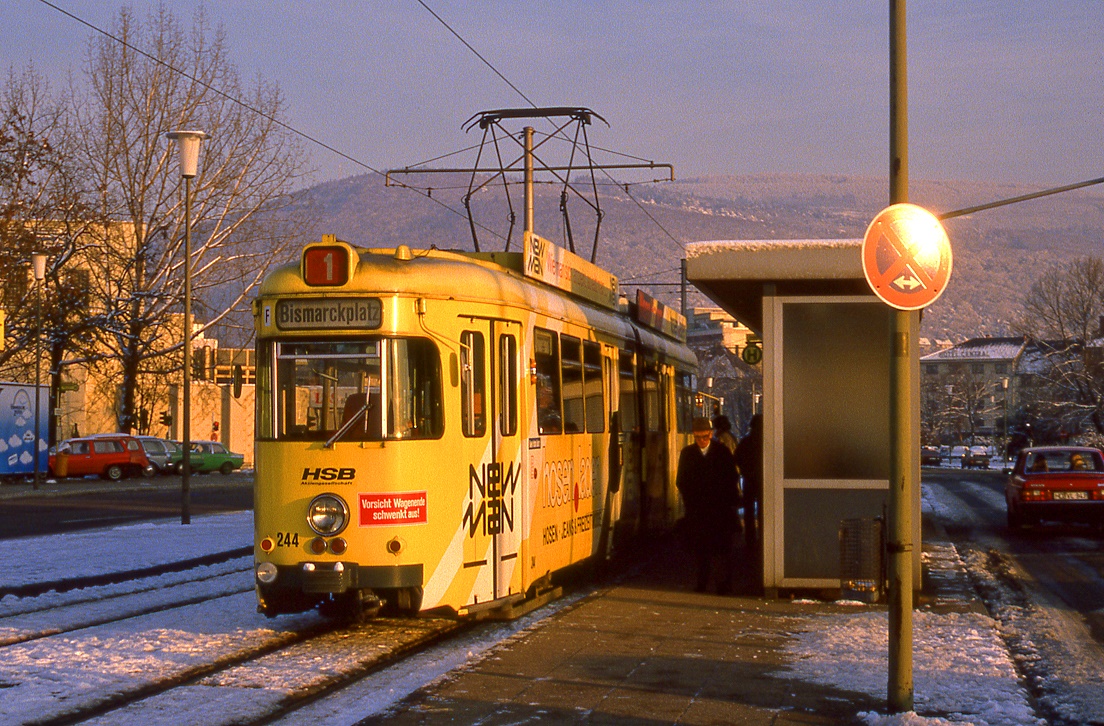 Heidelberg 244, Bahnhosplatz, 31.12.1985.
