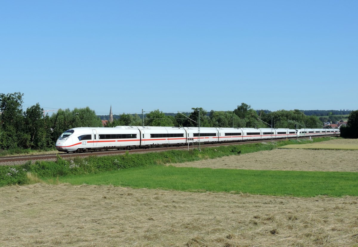 Heidelsheim - 24. Juni 2020 : Doppelpack von Velaro am ICE 513 Münster - Stuttgart.
Video gibs hier : https://www.youtube.com/watch?v=iQaFWQz1HRk&t=420s