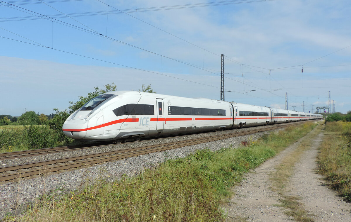 Heitersheim - 17. September 2021 : ICE 275 Frankfurt/Main - Interlaken Ost.