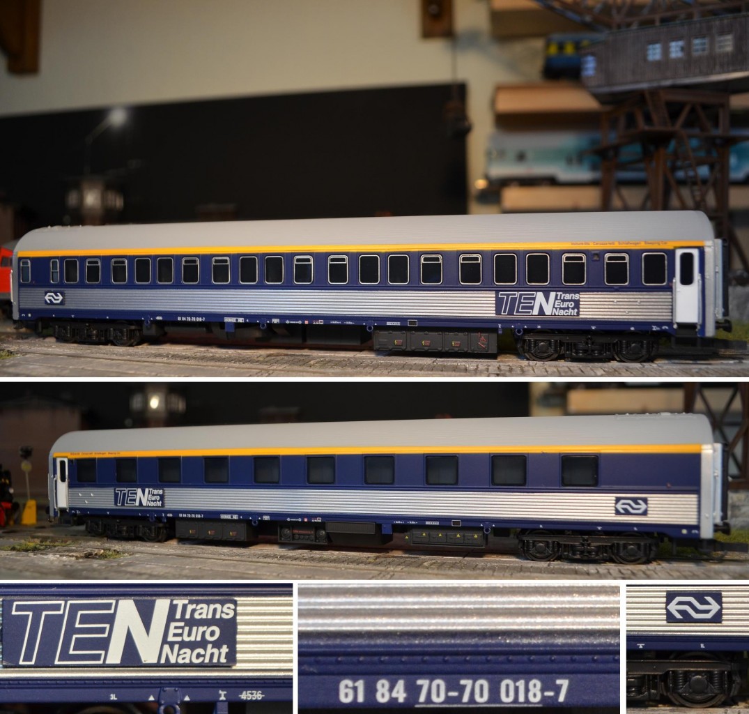 Heris 12093 Schlafwagen Typ P der NS mit TEN Schild Wagen-Nr.: 61 84 70-70 018-7