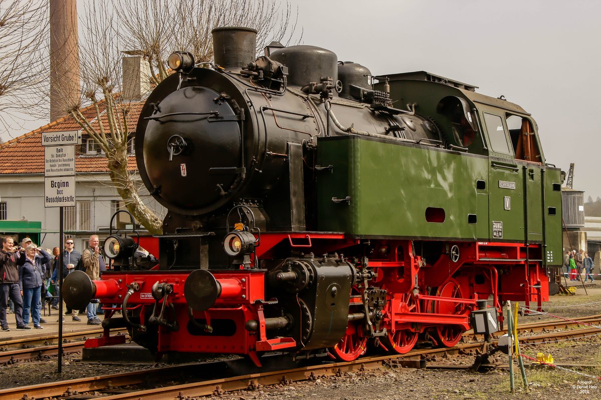 Hespertalbahn D5 im Eisenbahmuseum Bochum Dahlhausen, am 14.04.2018.