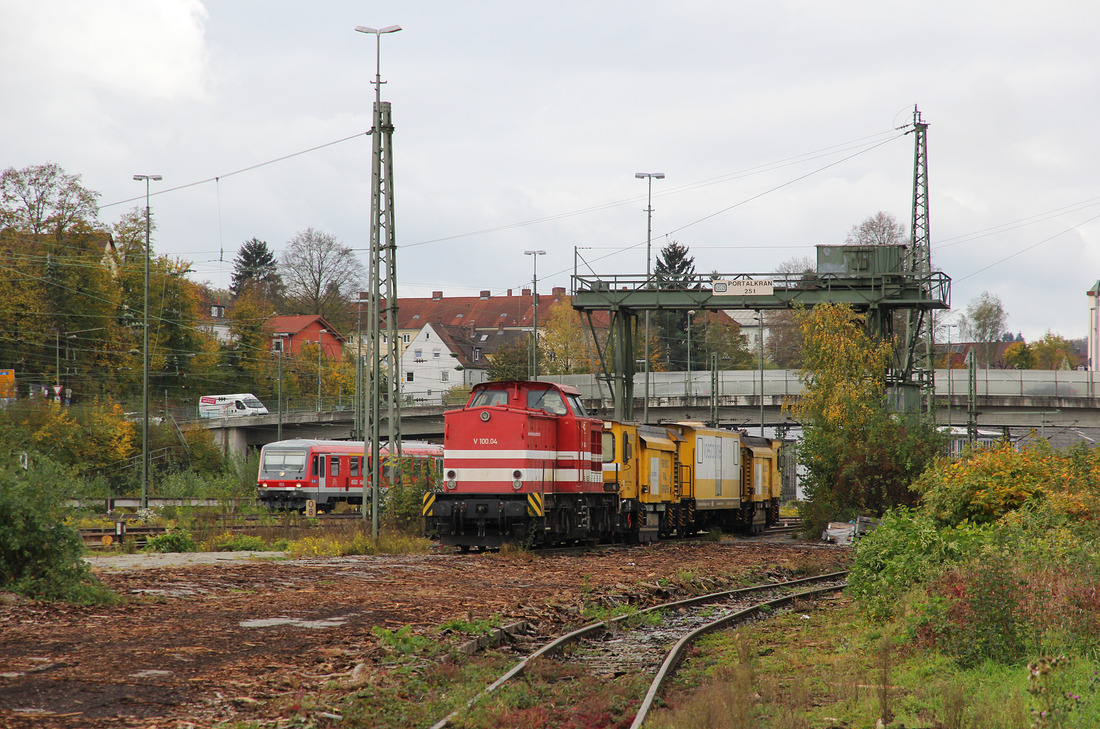 Hessische Güterbahn V 100.04 // Passau Hbf // 25. Oktober 2018