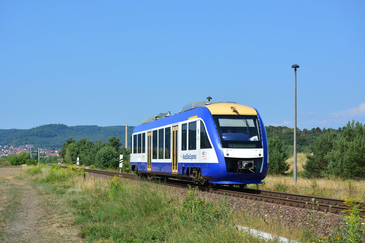 HEX VT870 hat soeben Blankenburg verlassen und erreicht in Kürze Börnecke.

Blankenburg 03.08.2018