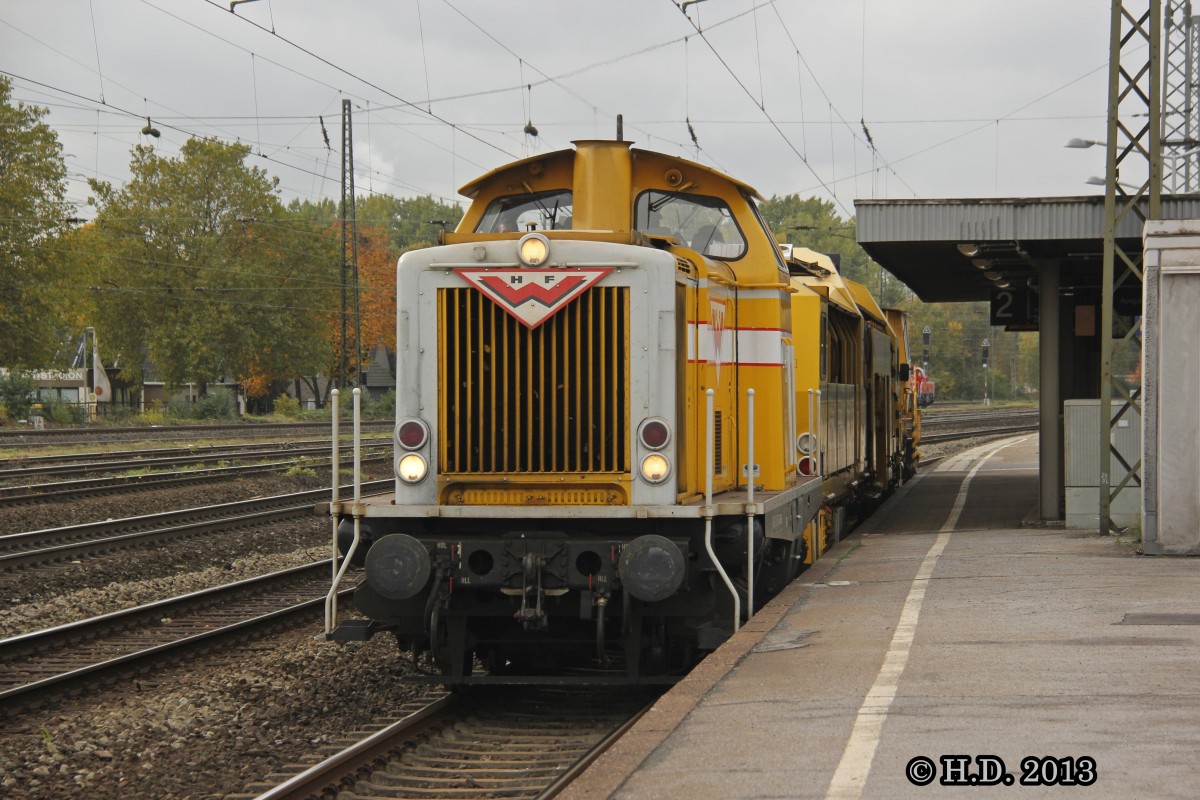 H.F. Wiebe Lok-Nr.3 (212 192-9) am 21.10.2013 in Oberhausen Osterfeld Süd.