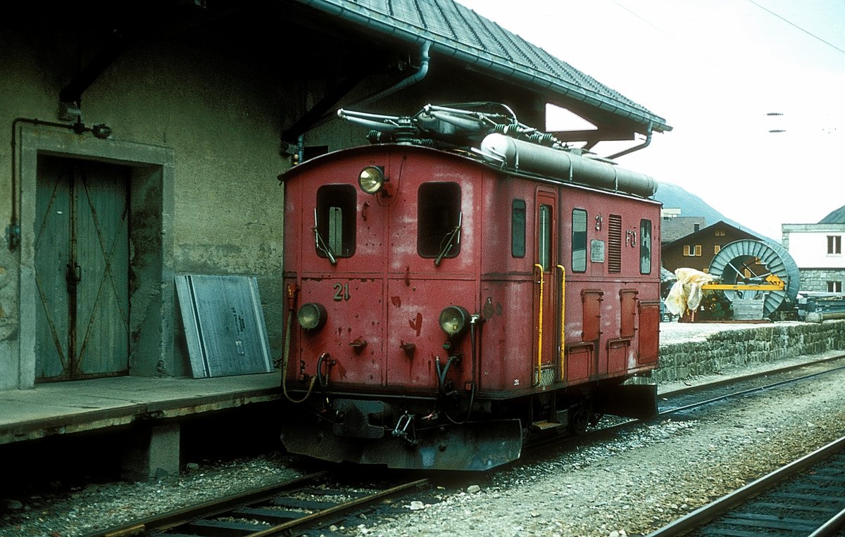 HGe 2/2  21  Andermatt  03.10.81