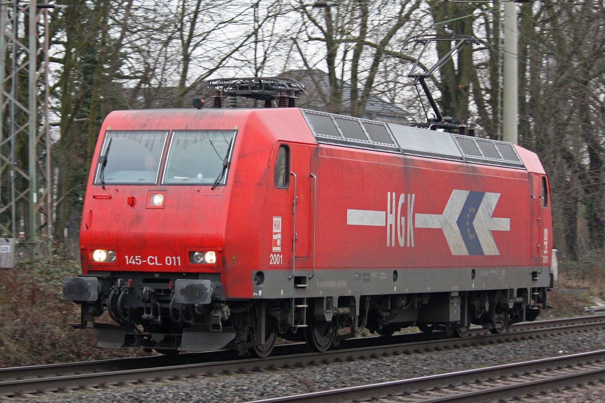 HGK 2001 (145-CL 011) am 21.3.13 als Tfzf n Ratingen-Lintorf.