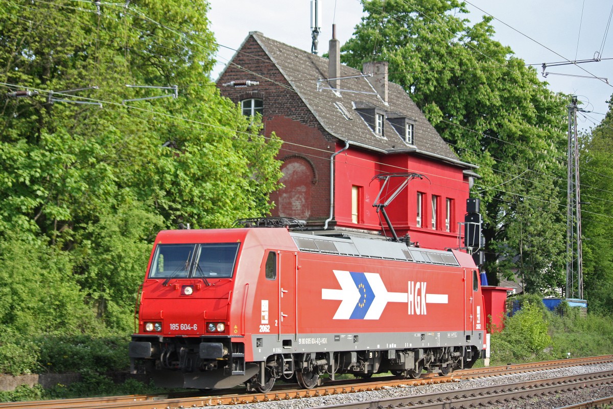 HGK 2062 (185 604) am 6.5.13 als Tfzf in Ratingen-Lintorf.