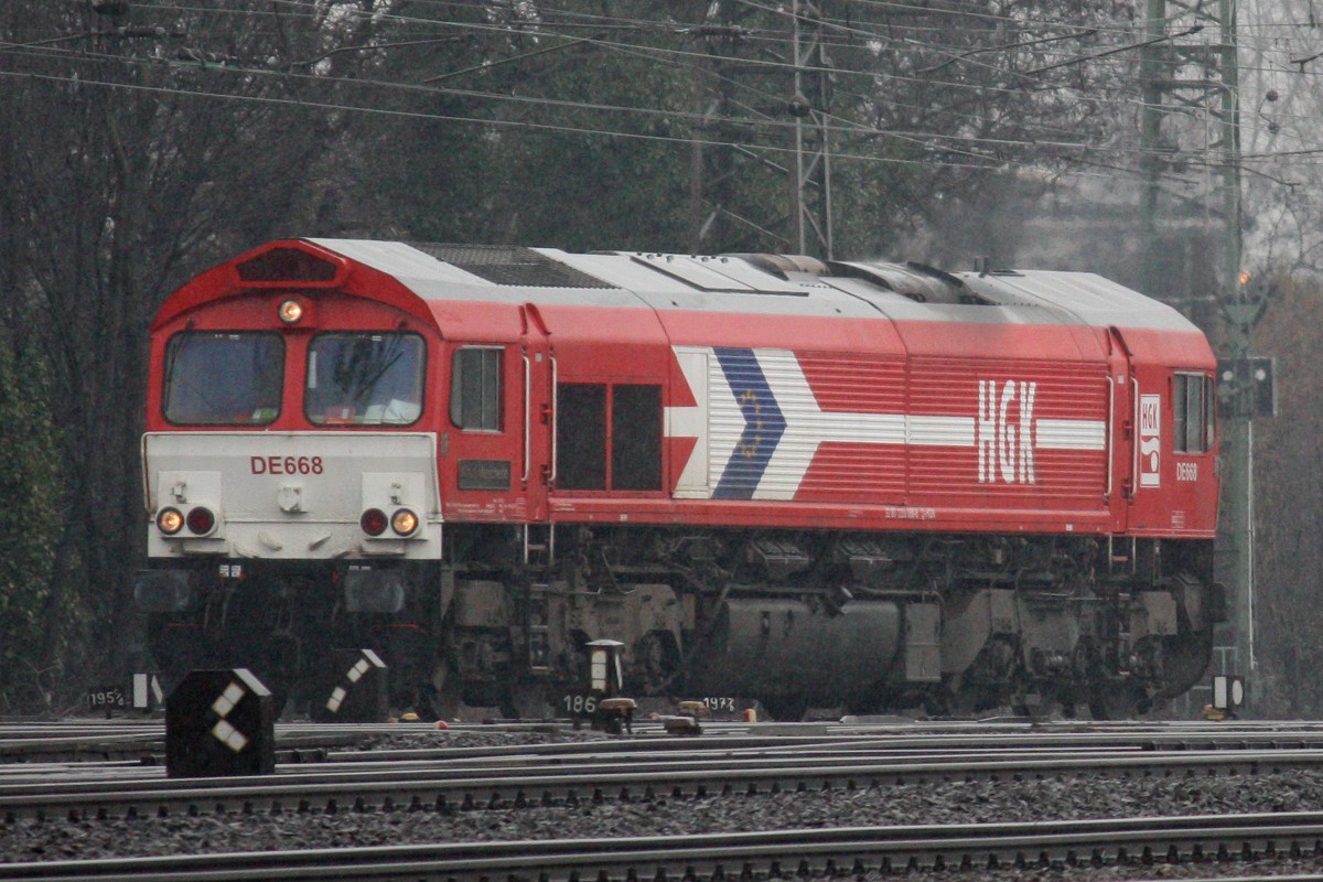 HGK DE 668 am 9.3.13 in Oberhausen-West.