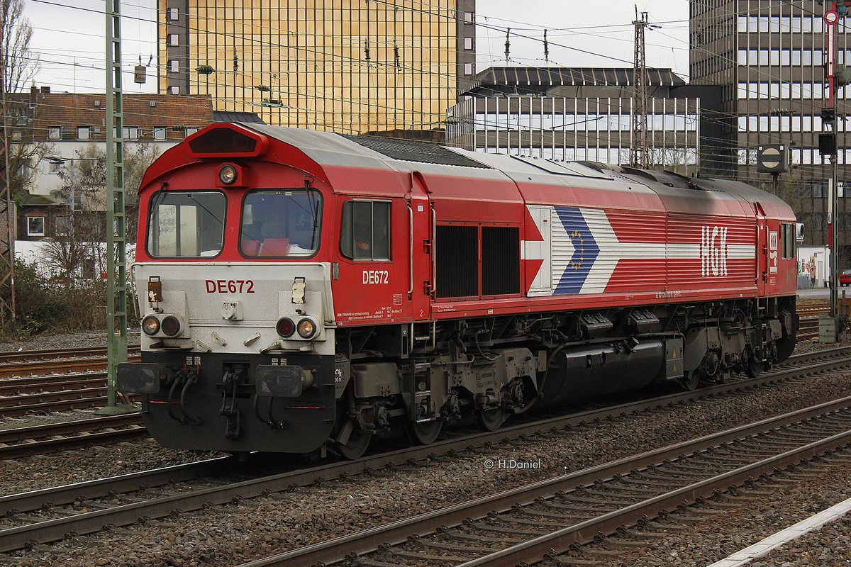 HGK DE672 in D�sseldorf Rath, M�rz 2016.