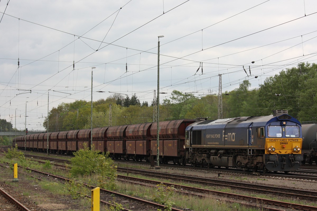 HHPI 29001 am 10.5.13 mit einem Kohlezug in Verden (Aller).