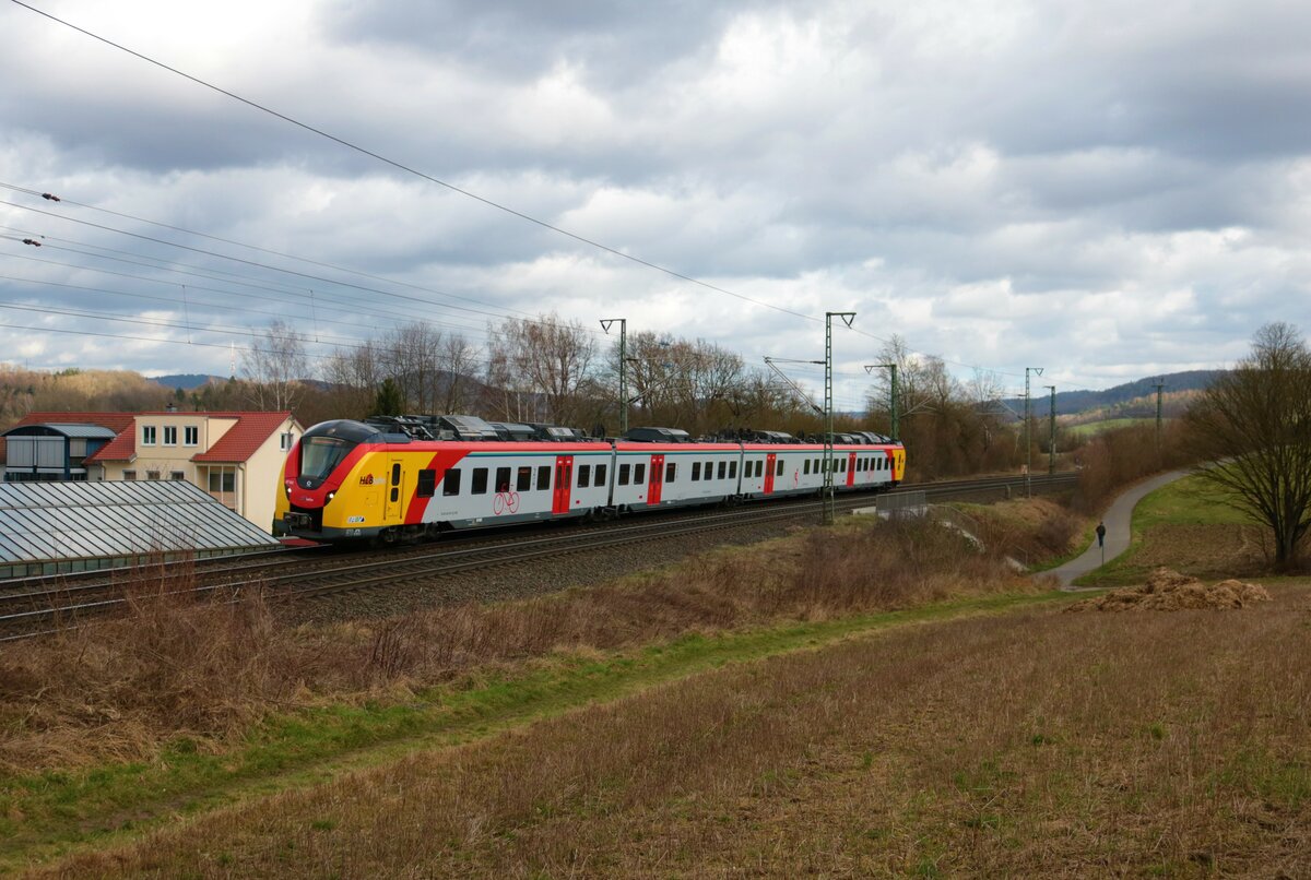 HLB Alstom Continental 1440 am 19.02.22 in Hösbach (Landkreis Aschaffenburg)