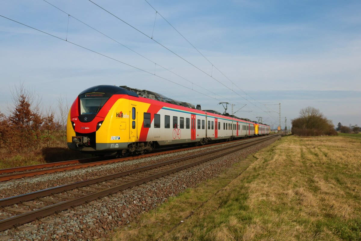 HLB Alstom Coradia Continental 1440 xxxx als RB75 in Altheim bei Diebug (Hessen) am 22.02.23
