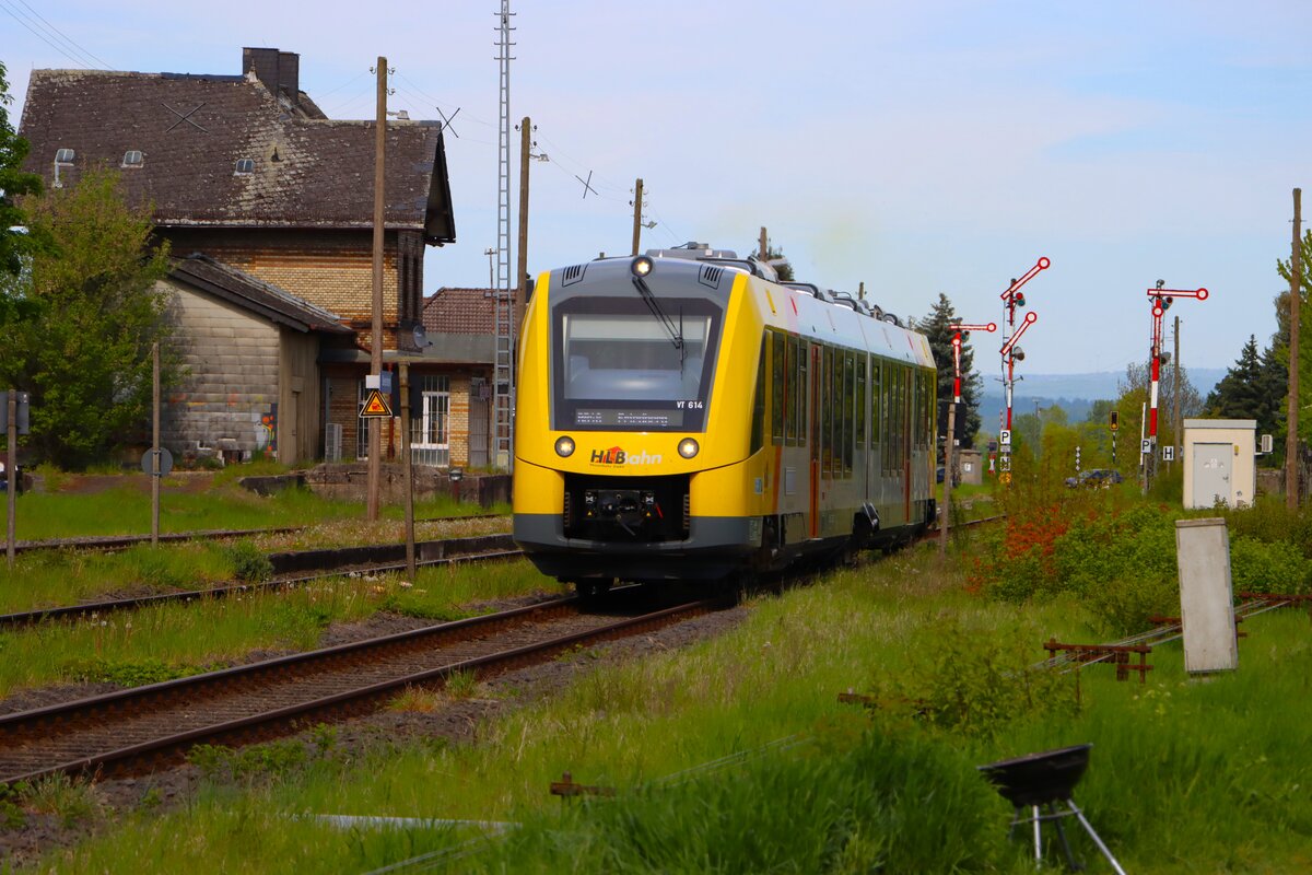 HLB Alstom Lint41 VT614 (2648 614) am 26.04.26 in Beienheim (Wetterau)