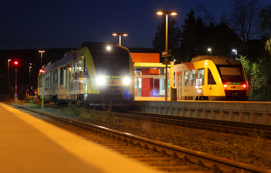 HLB-LINTe // Bahnhof Erndtebrück // 29. Oktober 2019