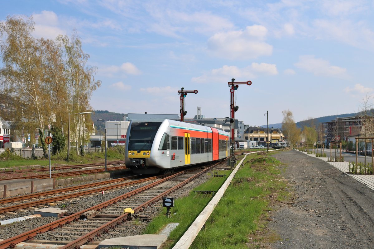 HLB Stadler GTW 2/6 Wagen 509 111 in Büdingen Bhf am 14.04.19