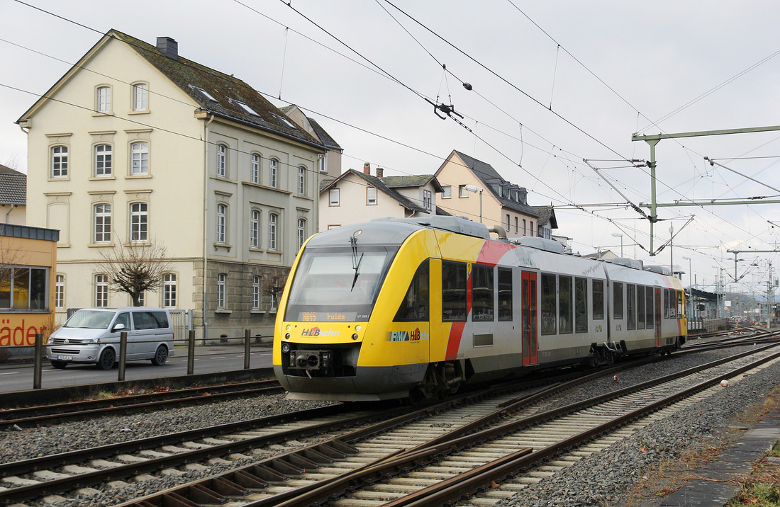 HLB VT 280 als RB 45 Limburg (Lahn) - Fulda // Limburg (Lahn) // 8. März 2018