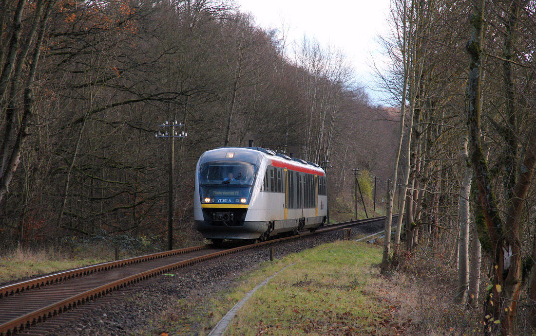 HLB VT 301 // Aufgenommen zwischen Niedernhausen (Taunus) und Auringen-Medenbach. // 28. November 2017

