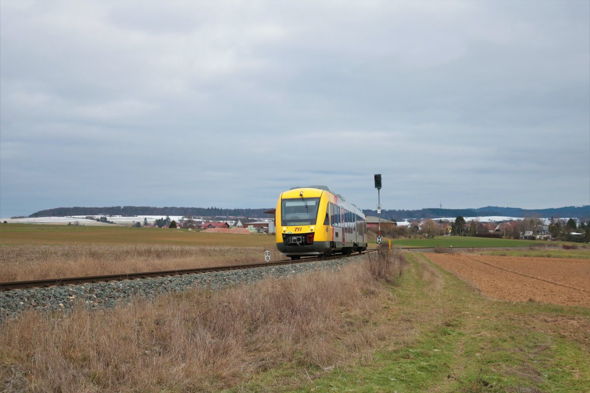 HLB/TSB Alstom Lint 48 VT206 (648 906-5) am 16.01.21 in Wehrheim (Taunus)