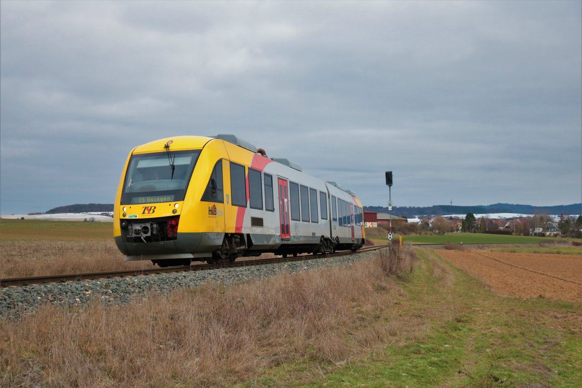 HLB/TSB Alstom Lint 48 VT206 (648 906-5) am 16.01.21 in Wehrheim (Taunus)