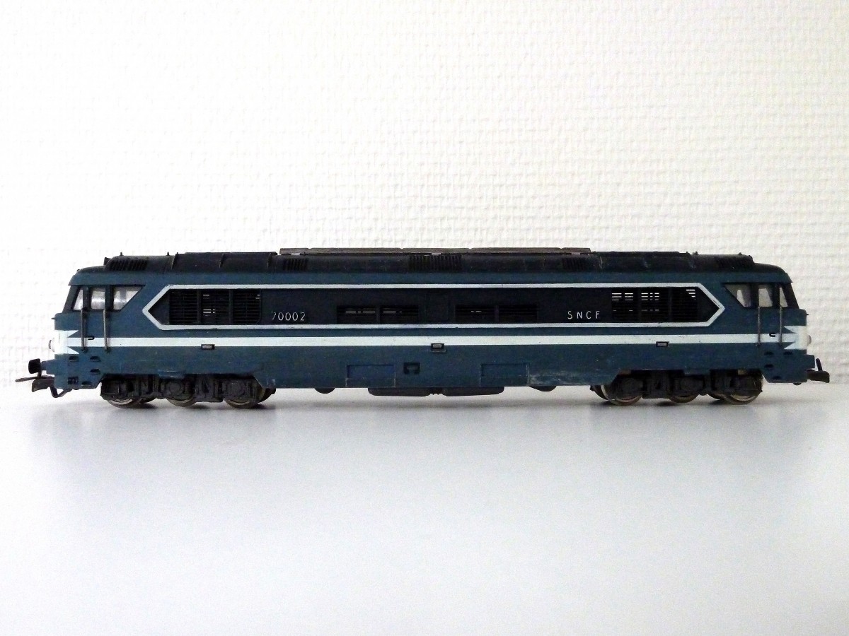 HO, SNCF CC 70000 (Prototyp der CC 72000) von JOUEF, aus meiner Privatkollektion. Fotografiert am 29.07.2015. http://lestrainsjouef.free.fr/fr/dies_fra/cc70000_sncf.html