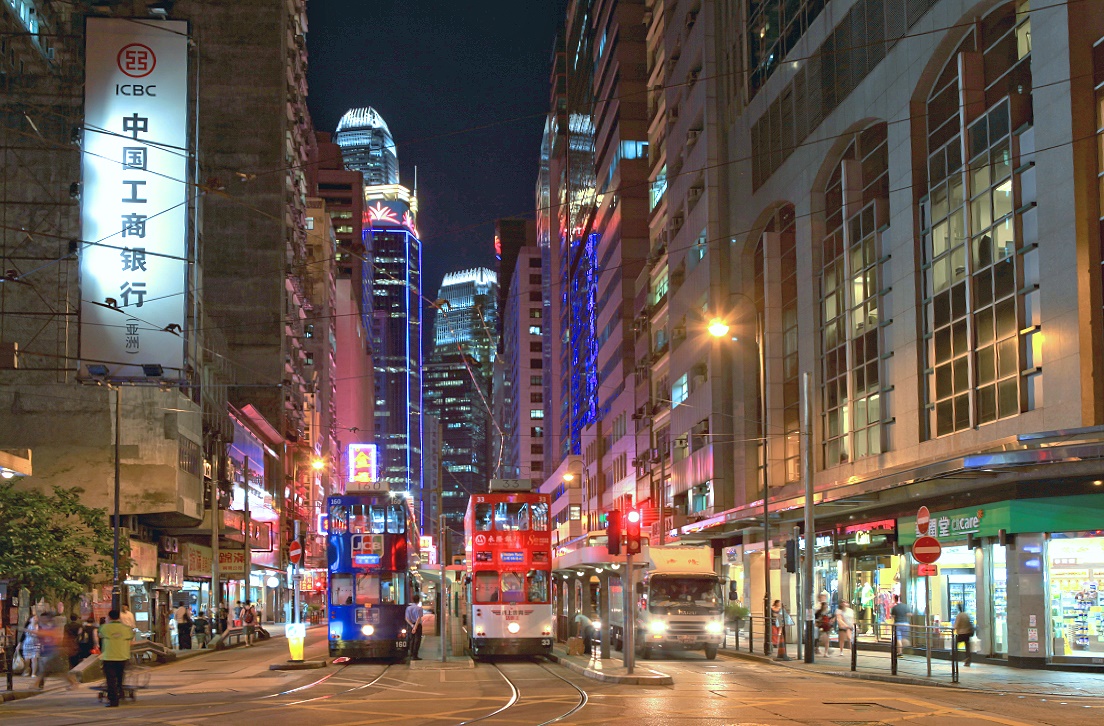 Hongkong Tw 160 und 33 am Western Market, 26.08.2013.