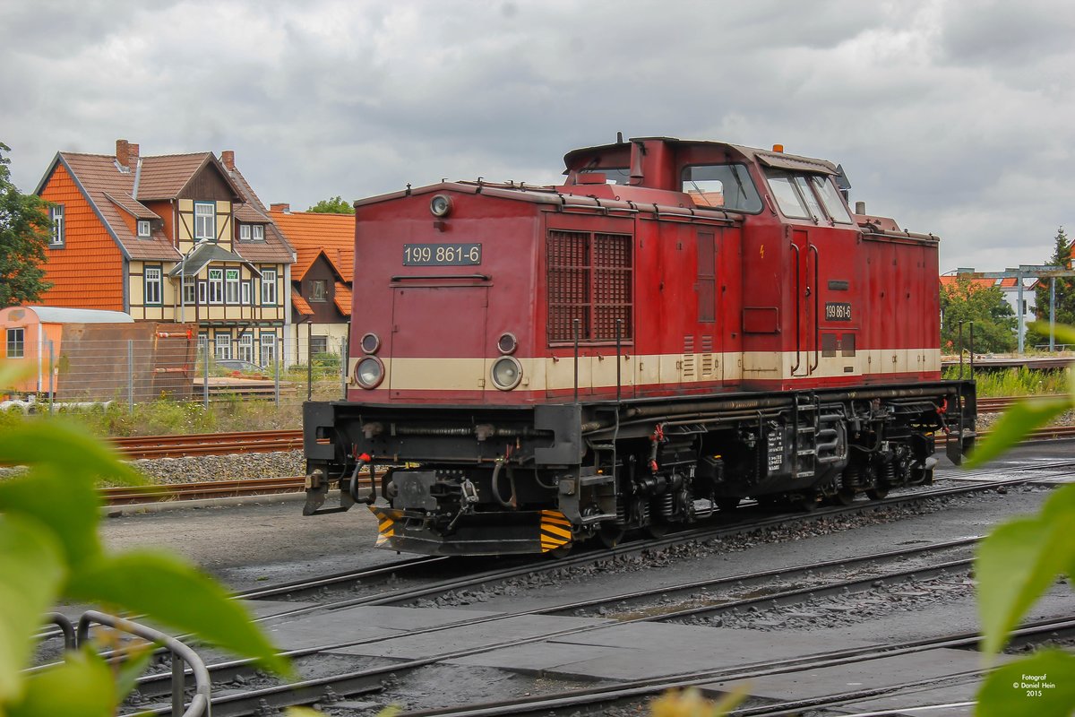 HSB 199 861-6 in Wernigerode, Juli 2015.