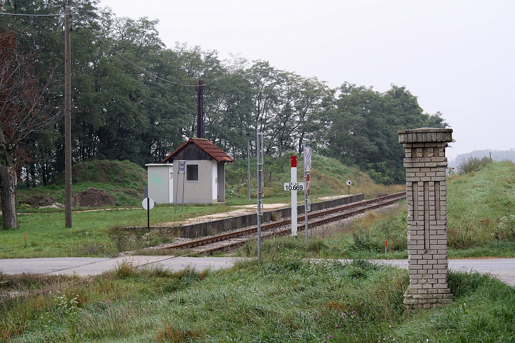 Hst. Raggendorf am 11.Oktober 2014.