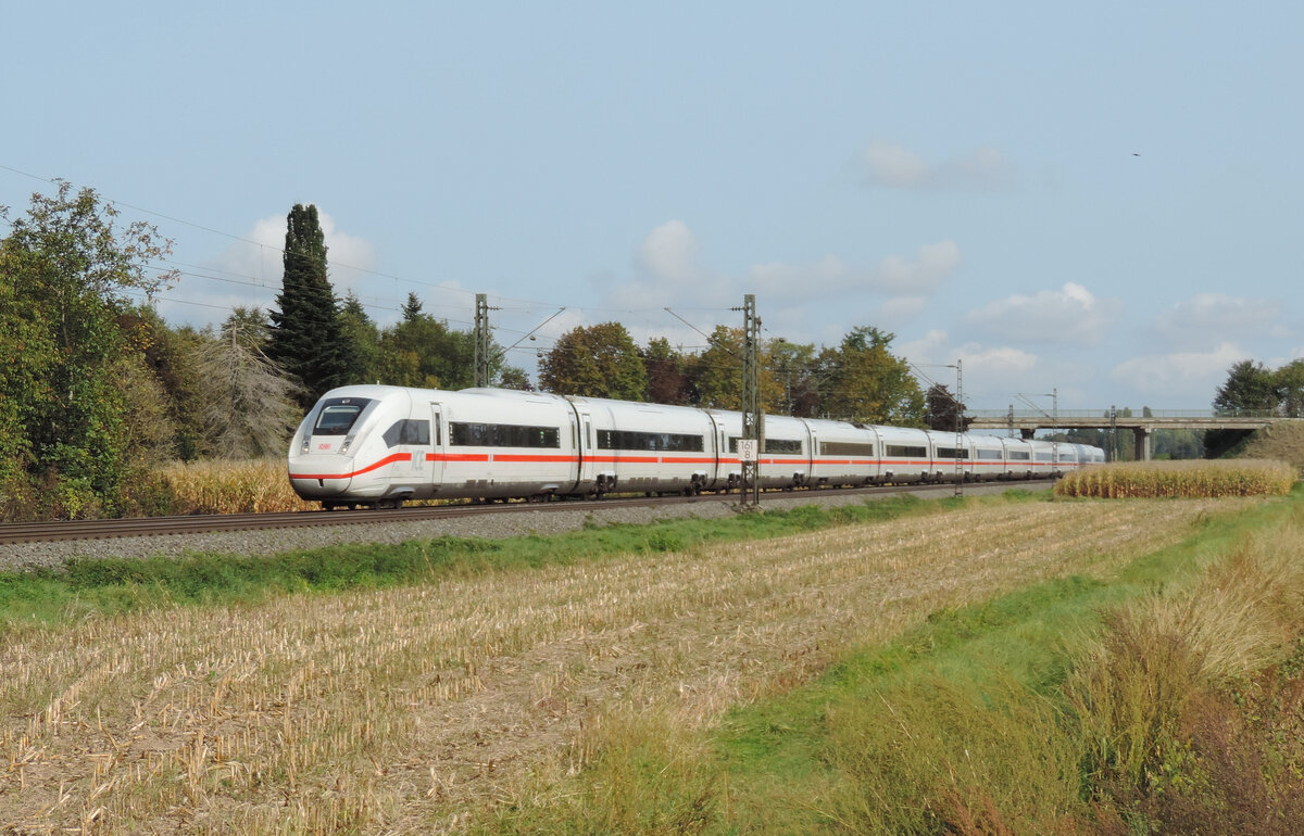 Hugsweier - 30. September 2023 : 412 029 am ICE 275 von Hamburg Altona nach Interlaken Ost.

Link zum Video : https://www.youtube.com/watch?v=Erzvcbim-Mw