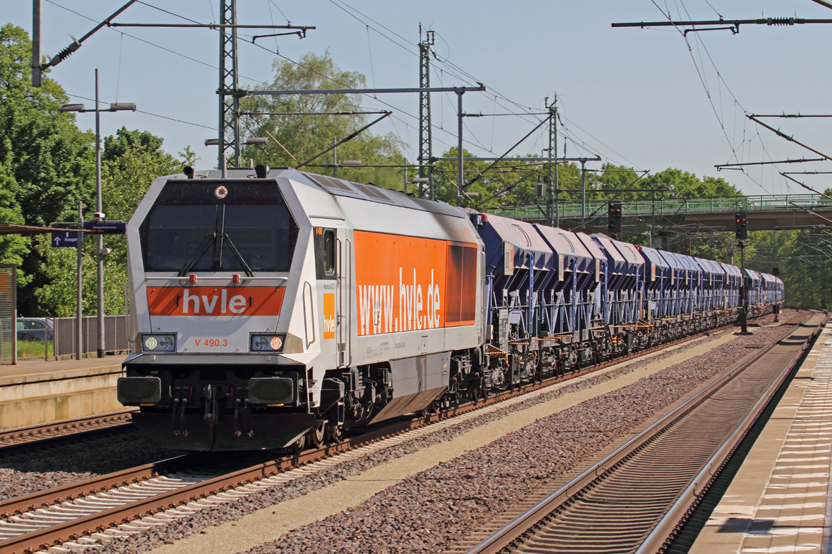 HVLE V490.3 (264 008-4) in Linsburg 8.5.2018