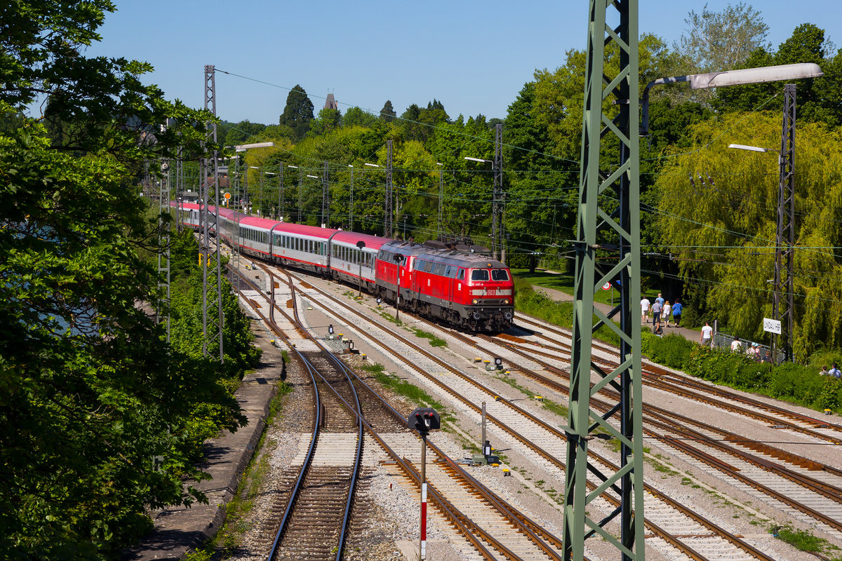 IC 118 erreicht Lindau Hbf. 26.5.17
