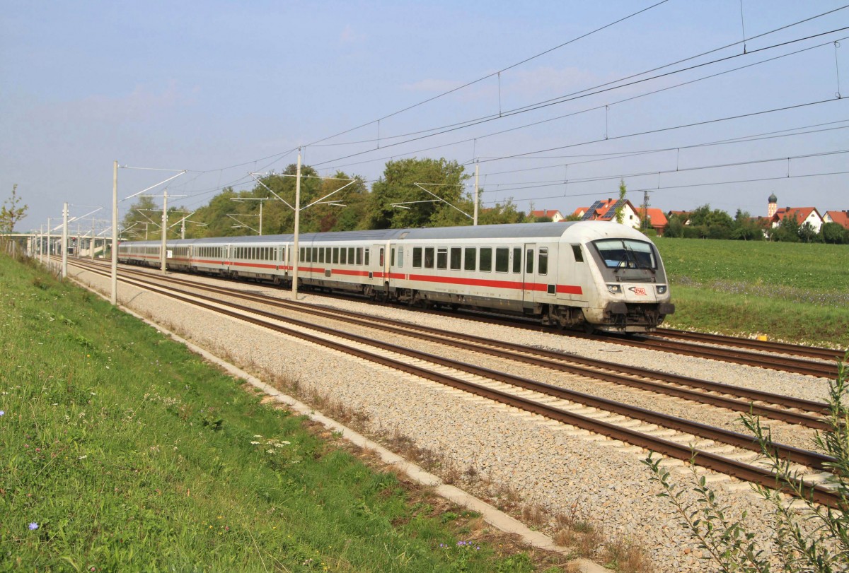 IC von Augsburg nach Mnchen bei Hattenhofen am 31.08.2013