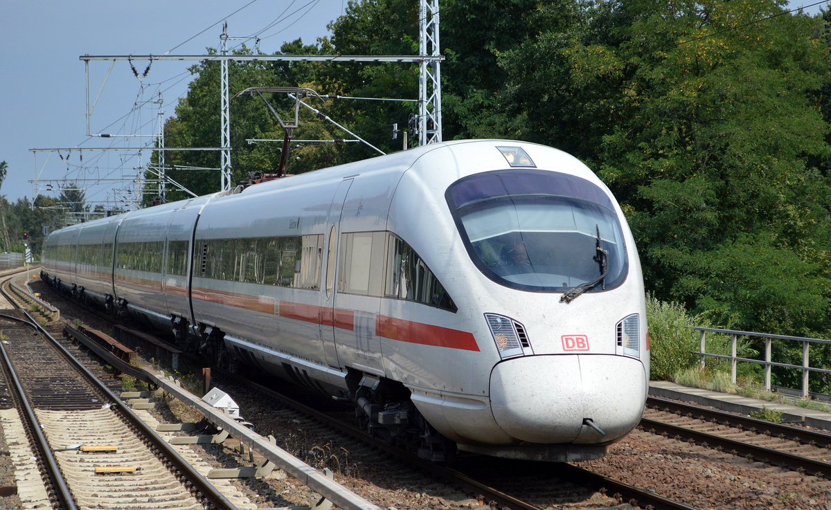 ICE 1711 aus Ostseebad Binz mit dem ICE-T Tz 1109  Güstrow  (411 009-4, .....) am 26.08.19 Berlin Buch Richtung Bf. Berlin Gesundbrunnen.