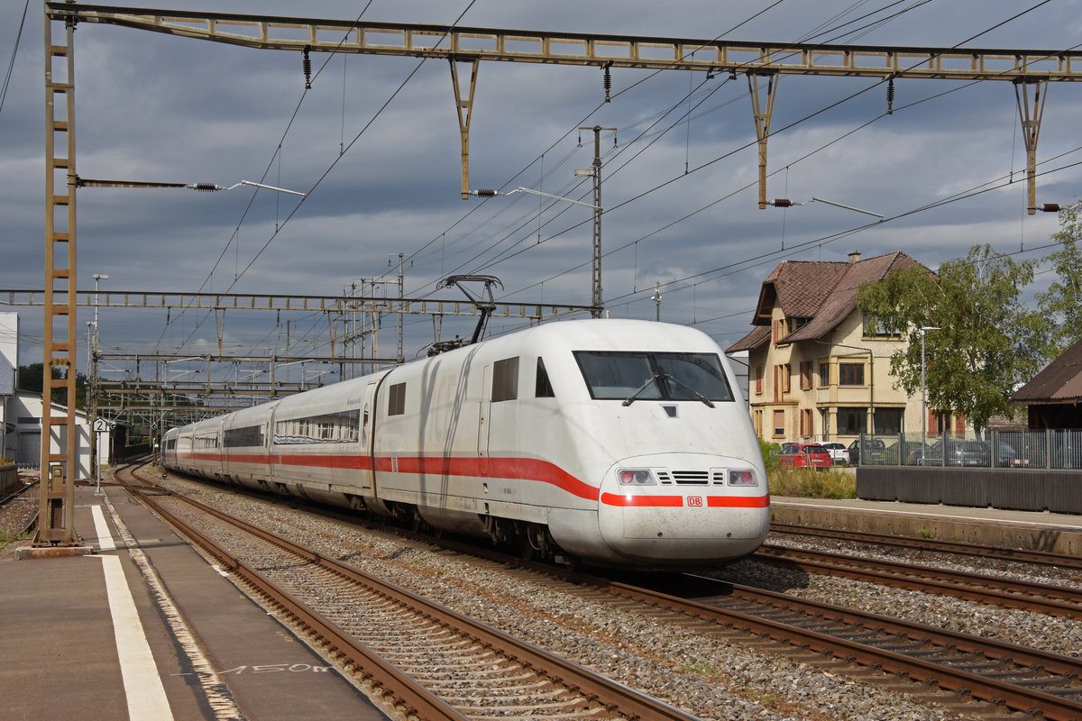 ICE 401 090-6 durchfährt den Bahnhof Rupperswil. Die Aufnahme stammt vom 31.07.2019.