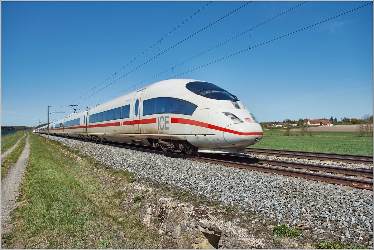 ICE 403 053-2  Neu-Ulm  / Altmannshausen / 24.04.2019
