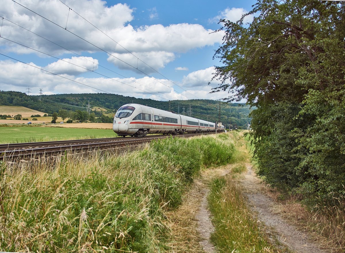 ICE 411 052-4  Travemünde  / Retzbach / 03.07.2019