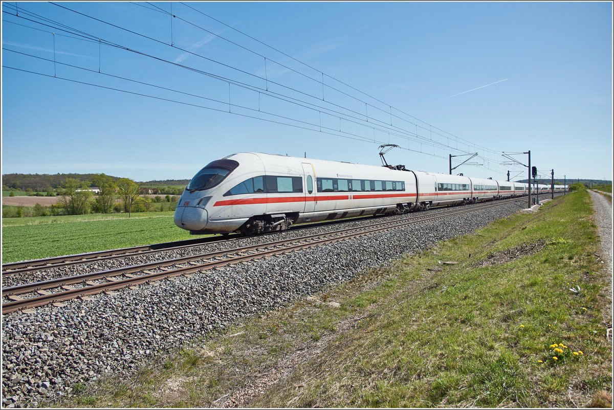ICE 411 074-8  Hansestadt Warburg  / Altmannshausen / 24.04.2019