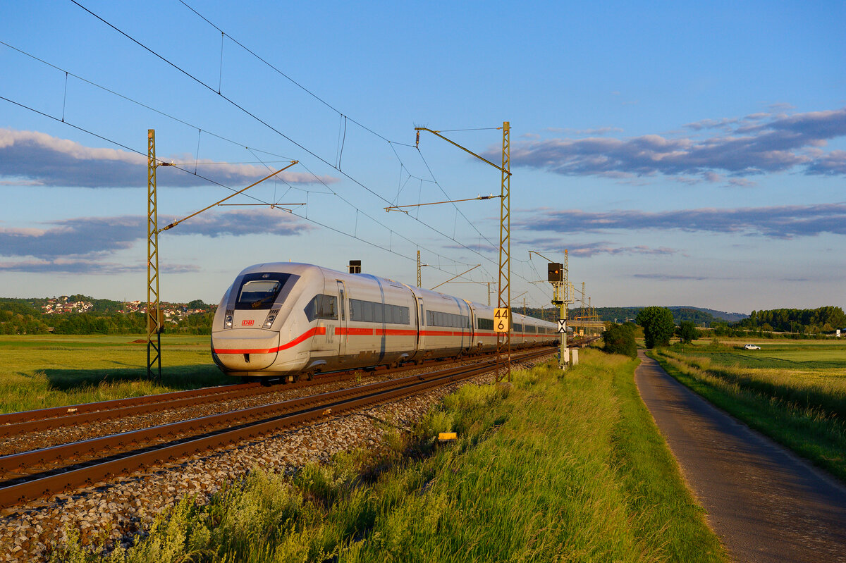 ICE 500 (München Hbf - Berlin Gesundbrunnen) bei Eggolsheim, 29.05.2020