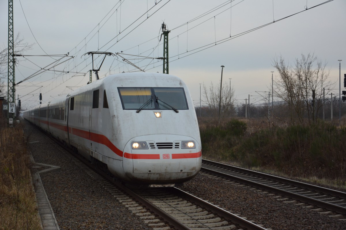 ICE 791 nach Leipzig HBF. Aufgenommen am 18.12.2013 Großbeeren.