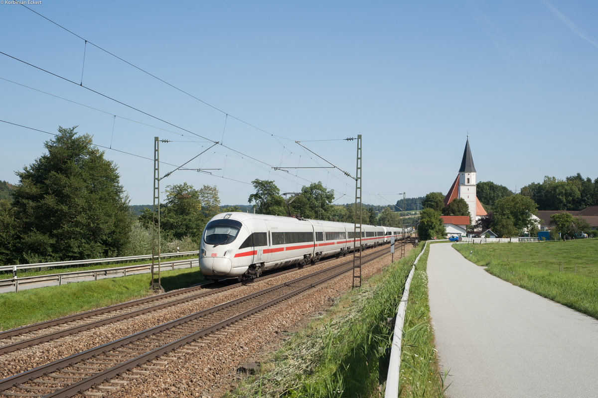 ICE 90 von Wien nach Hamburg bei Hausbach, 29.08.2017