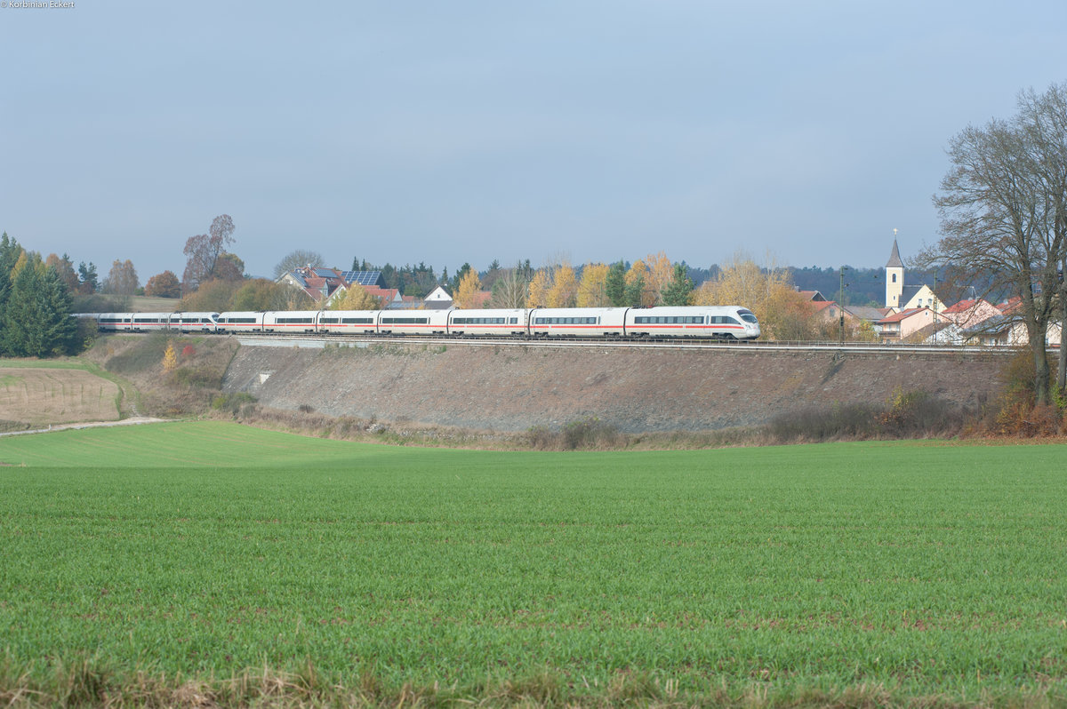 ICE 91 von Hamburg nach Wien bei Laaber, 04.11.2016