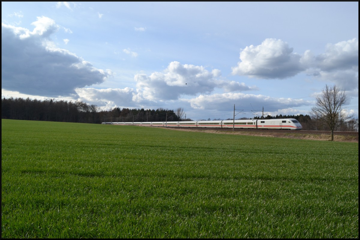 ICE (BR401) in Müssen am 24.05.15 abgelichtet!
