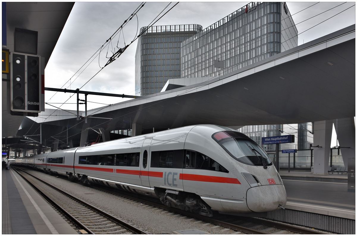 ICE-T BR411 in Wien Hbf. (15.06.2018)