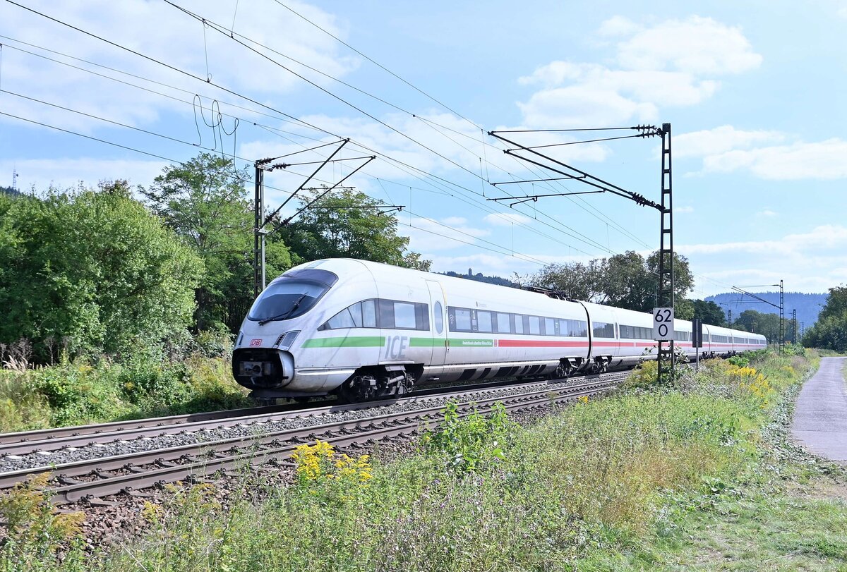 ICE-T Dresden in Weinheim gen Sulzbach fahrend am 21.9.2021 
